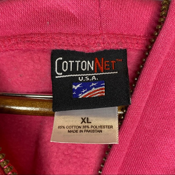 Cotton Net USA Aruba Pink Hoodie Size XL - Picture 8 of 8
